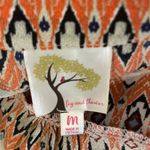 Fig and Flower Sleeveless Multicolor Geometric Blouse Orange Size M Photo 2