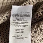 TNA Aritzia open knit crewneck sweater Tan Size M Photo 5