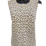 Ann Taylor VTG 90s Sleeveless Knit Sweater Wool Angora Blend Cheetah Women’s L Photo 0