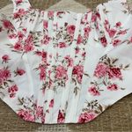 Cider Floral corset crop top roses coquette sexy asymmetrical Photo 1