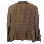 Liz Claiborne Collection Tweed Suit Jacket Wool Blazer Brown Size 4 Photo 5