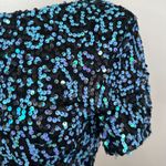 Charlotte Russe NEW Shirt Size M Vegas Baby All Over Sequin Crop Top Photo 4