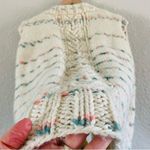 Vintage Cream Stripe Knit Sweater Vest Size L Photo 6