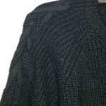 Anthropologie 💕💕 Sanctuary Lace Up Sleeve Sweater Black Photo 7