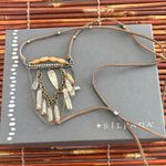 Silpada Brown and Brass Sedona Necklace on Cord Photo 0