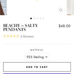 🐚 Salty Cali Silver Plated Seashell Necklace Photo 4