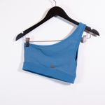l*space L* Active Oceanside Blue One Shoulder Athletic Work Out Sports Bra Small Photo 1