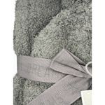 Barefoot Dreams CozyChic Pom Pom Beanie Scarf Set Charcoal One Size NWT Photo 3