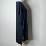 MM6 Maison Margiela Black Pucker 3/4 Sleeve Midi Dress Size 2 Photo 3