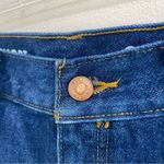 J.Crew  Mid Length High Rise Denim Shorts Size 30 Blue 100% Cotton Rigid Photo 3