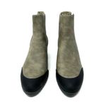 Dr. Scholls Shoes Size 9.5 Boots Tan Suede Side Zip Comfort Round‎ Toe Winter Photo 8
