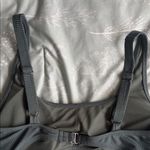 Twist Tie Front Ribbed Bikini Top Green Size M Photo 5