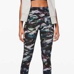 Lululemon EUC Wunder Under High Rise Leggings Glacier Camo Starlight Multi Sz. 2 Photo 0