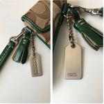 Coach  Signature Suede Stripe Wristlet Zipper Pouch, Y2K Photo 9