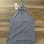 Ekouaer  Size Medium Blue Halter tank pit to pit 15, is 22 Photo 0