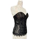 Adore Me Axelle Contour Black Lace Boned Corset – XL NWT Sexy Lingerie Corset Photo 7
