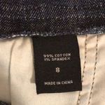 LONDON Women’s Denim Maxi Jean Long Skirt With Center Back Vent Pockets Sz 8 Blue Photo 4