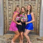 Forever 21  Navy Blue Satin Dress - Homecoming Photo 5