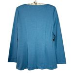 Soft Surroundings NWOT  Shirt M Y2K Embellished Bling Jersey Knit Babydoll Blouse Photo 5