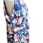 Lands' End Land’s End Women’s Plus Size 20W Floral Sheath Dress Blue Pockets Scoop Neck Photo 10