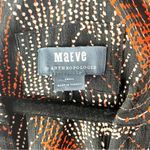 Anthropologie Maeve Tania Black Tiered V-Neck Short Sleeves Tunic Dress Small Photo 2