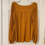 Free People  Devin Henley Thermal Long Sleeve Top Autumn Pearl Size Small Yellow Photo 5