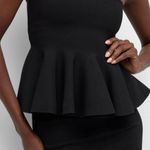 Charlotte Russe Black Strapless Peplum Top Photo 1