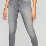 Athleta Sculptek gray distressed cropped athletic size 12 jeans Photo 2