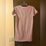 A M O  red & white striped t-shirt dress Photo 2