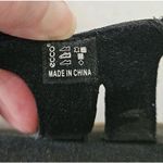 Ecco Black Suede Strappy Hiking Sandals Size EU 38 Adjustable Rugged Receptor Photo 11