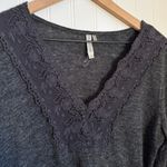 Monoreno Dark Gray Lace Long Sleeve Dress Women’s Size Medium Photo 5