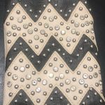 Rustic Couture’s Purse Crossbody Studded Rhinstone Chevron Western Rodeo Gray Photo 1
