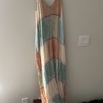 Lovestitch 🆕  Bohemian Paisley Patchwork Maxi Dress with Pockets, Size S/M Photo 3