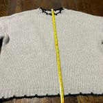 Boohoo  Contrast Stitch Oversized Jumper Knit Sweater Photo 5