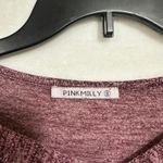 Pink Milly Cross Collar Sweater Pink Cute Size Small Marbled Soft Stretch Winter Photo 3