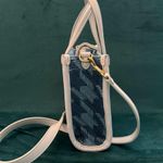 Vince Camuto Woven Houndstooth Mini Tote Crossbody Photo 1