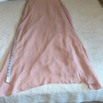 Reformation  Evelyn One Shoulder Blush Pink Maxi Dress Slit‎ Sz 10 NWT Photo 5