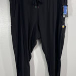 Wonder Wink Petite Black Scrub Pants Jogger Style Elastic Waist Drawstring 2XL Size 2X Photo 0
