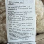 & Other Stories & Other Stories Beige Tan Faux Shearling Sherpa Button Down Teddy Coat Jacket S Photo 4