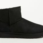 UGG  Women’s Black Classic Mini 2 Fur Lined Boot Size 5 Photo 0