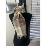 THE SCOTCH HOUSE Brown Plaid Rectangular Mohair Made In Scotland Vintage Photo 5