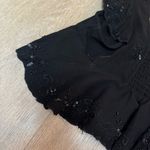 Free People  Hard to Handle Brami Beaded Black Top Photo 6