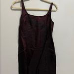 Loft Vintage Y2K  100% Silk Beaded Black and Red Mini Dress Size 2 Photo 1