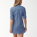 Tommy Bahama Indigo Cowrie Boyfriend Shirt Photo 1