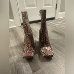 Pretty Little Thing  Snake Skin Patterned Boots Photo 2
