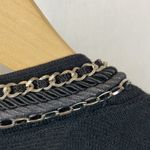 White House | Black Market Chain & Pearl Embellished Long Sleeve Cardigan Sweater Photo 3