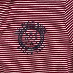 U.S. Polo Assn. Red Striped Short Sleeve Polo Shirt Size Large Academia Photo 2