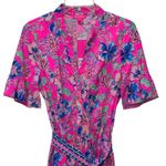 Lilly Pulitzer  6 Last Bud‎ Not Least MARILISA SHIRTDRESS Stretch Midi Ruffle NWT Photo 2