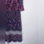 CAbi Festive Boho Floral Maxi Dress Photo 4