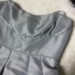 BCBG Max Azria Silver Gray Strapless Dress Photo 4